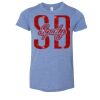 3413Y Youth Extra Soft Tri-blend Tee Thumbnail